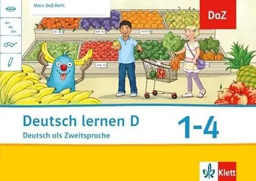 Deutsch lernen D: Arbeitsheft mit Audio-CD Klasse 1-4: Deutsch als Zweitsprache (Oskar. Allgemeine Ausgabe ab 2014)