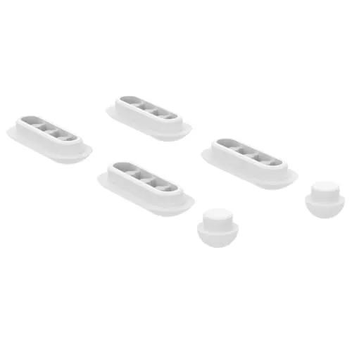 Ideal Standard EW05367 Sitzpufferset für WC-Sitze, Puffersatz Stoßdämpfer Abstandhalter