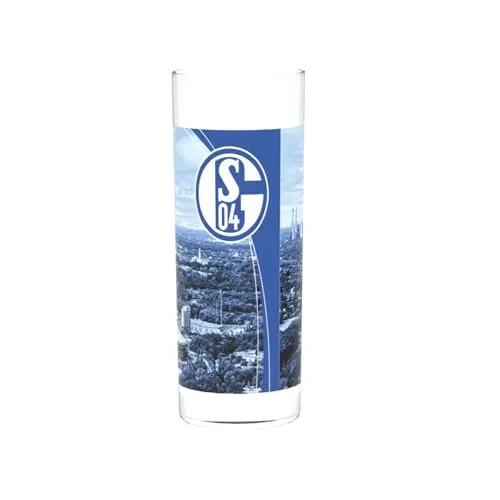 FC Schalke 04 Schnapsglas 2er-Set | je 7 cl | ca. 10,5 x 4 x 4 cm | spülmaschinengeiegnet