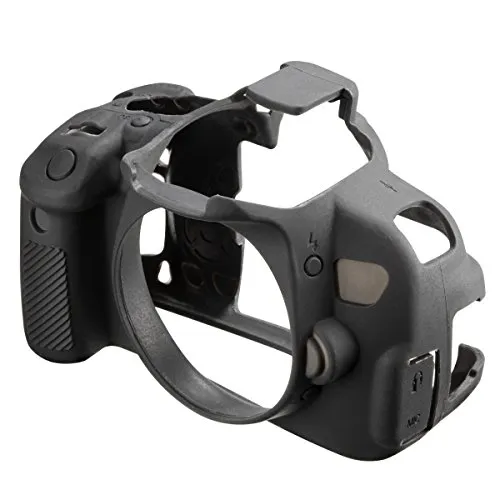 Walimex pro easyCover für Canon EOS 650D / 700D – angenehm griffige Silikon-Schutzhülle, Kamera-Abdeckung - passgenau, uneingeschränkte Bedienbarkeit