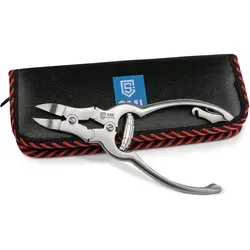 SMI Nagelzange 16 cm – Ergonomische Fußnagelzange mit doppelter Übersetzung - Nagelzangen: Ergonomisches Design für präzisen Schnitt, rostfreier Edelstahl, 16 cm Länge, ideal für die Fußpflege zu Hause.