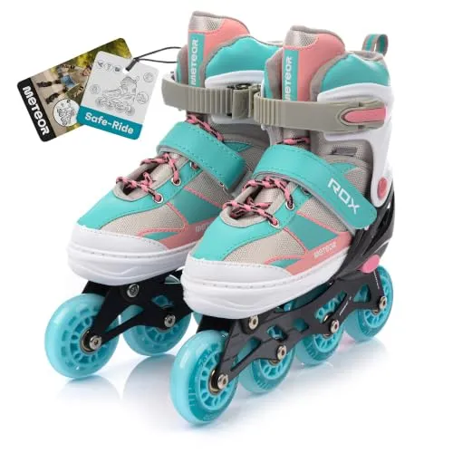 meteor ROX Inlineskates Kinder L 38-41 mint-türkis