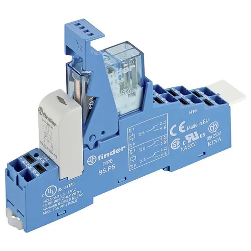 Finder 48.P6.7.024.1050SPA Koppelrelais 24 V/DC 16 A 1 Wechsler  1 St.