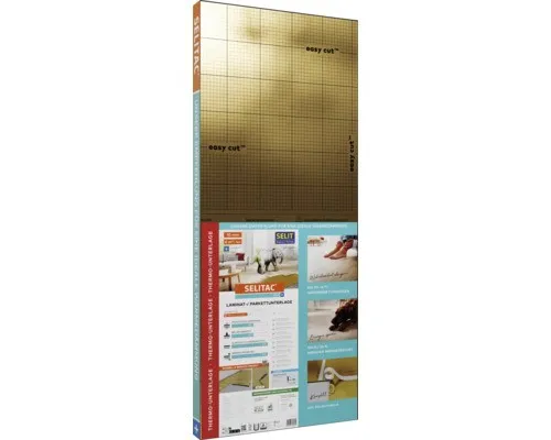 Parkett- und Laminatunterlage Trittschalldämmung Selitac pro+ 10 mm 6m²