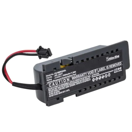 PLC Batterie kompatibel mit Mitsubishi MR-J3BAT - Li-MnO2 2000mAh - für MelServo MR-J3, MR-J3-A, MR-J3-A4, MR-J3-B, MR-J3-B4, MR-J3-T, MR-J3-T4