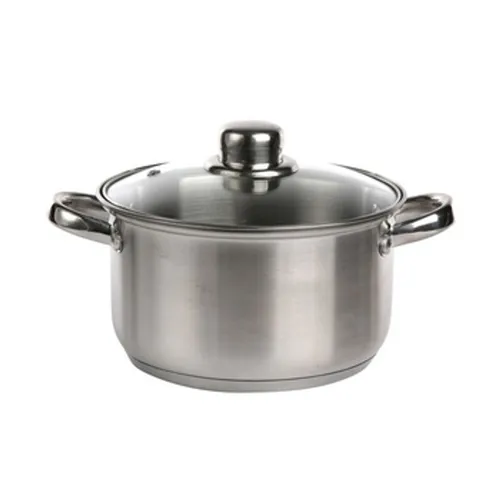 Garnek nierdzewny 2,6l 18cm mit Glasdeckel von Altom Design