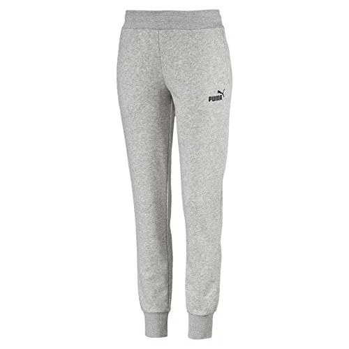 PUMA Damen Hose, Light Gray Heather, XL