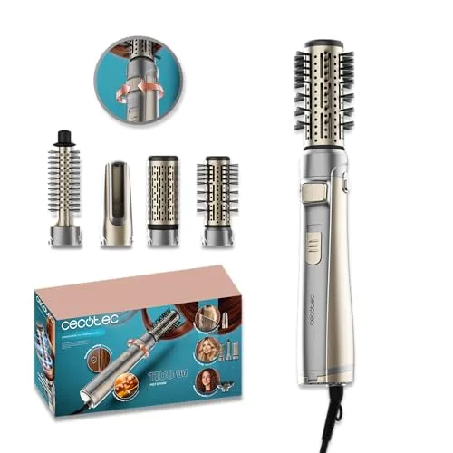 Cecotec Rotierende Warmluftbürste CeramicCare 5in1 AirBrush Gyro 1100W