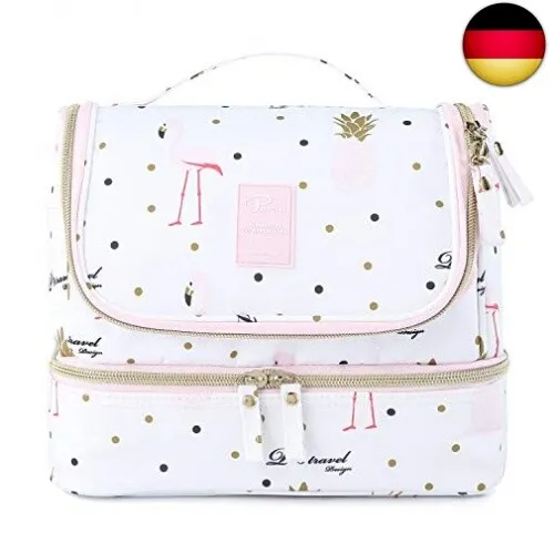 Lychii Kulturbeutel zum Aufhängen, Reise Kosmetiktasche Waschbeutel, Wasserdicht Waschtasche, Makeup Tasche Toiletttasche für Frauen & Mädchen