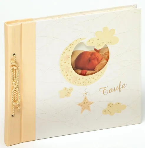 Walther Bambini Meine Taufe Fotoalbum 28x25 in gelb von walther design