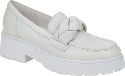 Gabor Plateau Slipper Damen 31373836323339 - Elegante grüne Halbschuhe mit Komfort - Halbschuhe aus hochwertigem Echtleder mit herausnehmbarem Fußbett und atmungsaktiver Gummisohle. Perfekt für stilvolle Outfits und höchsten Tragekomfort.