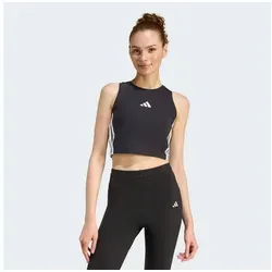 ADIDAS Damen Top ESSENTIALS 3-STREIFEN GEPOLSTERTES - Stylisches, gepolstertes Tanktop für Damen mit weichem Single Jersey. Ideal für Alltag und Freizeit, bietet es Komfort und eine schlanke Silhouette. Setze modische Akzente mit ikonischem adidas Branding!