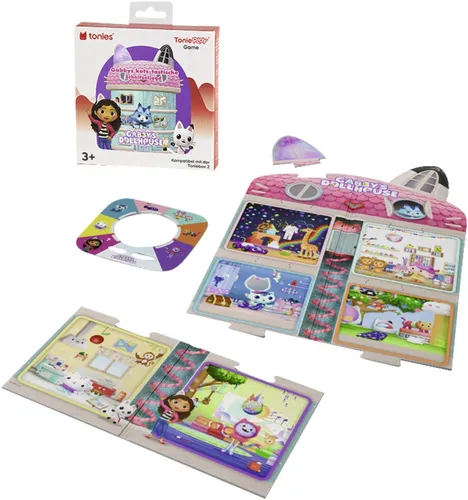 tonies Hörspiel Gabby's Dollhouse: Gabby´s katz-tastische Schnitzeljagd - Kinder-Musikboxen für magische Abenteuer in Gabby’s Dollhouse – inklusive Spielbrettpuzzle und spannende Lieder für stundenlangen Spaß!