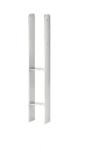 TrendLine Pfostenanker 71 x 600 x 60 x 6 mm Pfostenträger H-Form Verzinkt