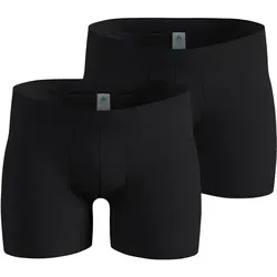 Odlo Herren Active Light 2er Pack Boxer (Größe L, schwarz) - Leichte, schnelltrocknende Sport-Unterhose im Doppelpack – ideal für Bewegungsfreiheit und hohen Tragekomfort bei jeder Aktivität.