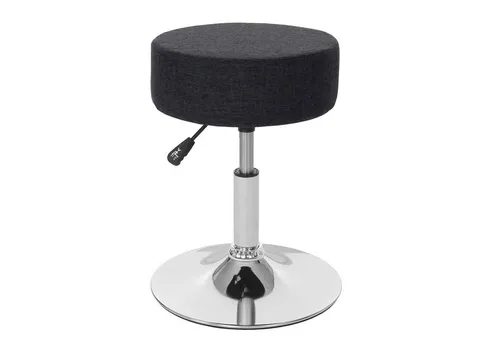 PROREGAL® Drehhocker Hocker höhenverstellbar und drehbar Sitzhöhe 45-57cm Durchmesser 37cm (1 St), 360° drehbar & stufenlos höhenverstellbarer Sitzhocker Schminkhocker