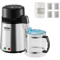 Wasser Destilliergerät Distiller Edelstahl 4L