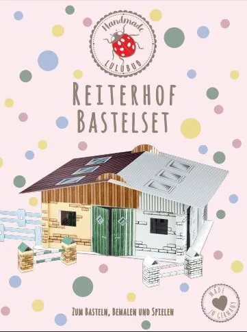 Lulubug DIY Bastelset Reiterhof zum Bemalen