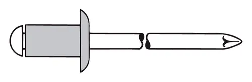Gesipa Blindnieten Aluminium 4,8 x 12 mm von GESIPA