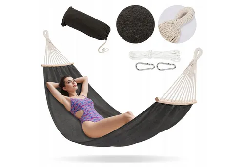 Campela Stabhängematte für zwei Personen 200x150 cm in grau von Campela