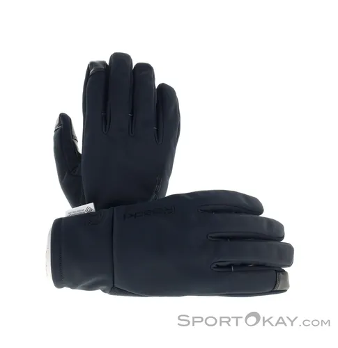 ROECKL Kagar 2 BLACK - Allround-Winterhandschuh - Stiefeletten aus winddichtem WINDSTOPPER® Material mit hochwertigem Ziegenleder für optimalen Grip und Atmungsaktivität. Ideal für winterliche Aktivitäten und Touchscreen-kompatibel.