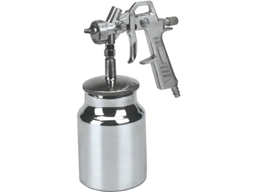 Original Einhell Farbspritzpistole - 1 L Saugbecher, punkt- und breitstrahlregulierbar, ideal für präzise Farb- und Lackaufträge