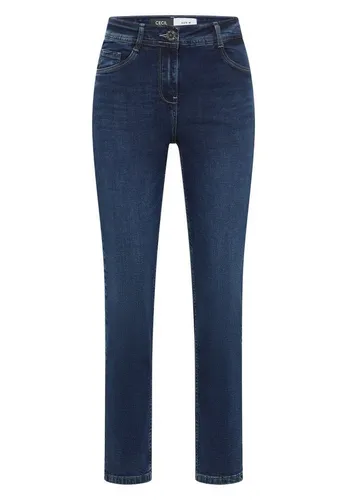 CECIL Slim-fit-Jeans Style Vicky mit Stretch in Blau von CECIL