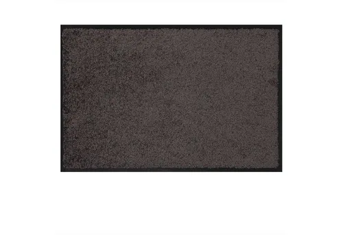 ANRO Fußmatte QUEEN Hochwertig Eingangsmatte Schmutzfangmatte, Rechteck, Höhe: 10 mm, Größe 40x60cm - Anthrazit hohe Feuchtigkeitsaufnahme - mit Gummirand