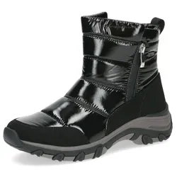 Caprice Damen Winterboots, Gr. 37, schwarz - Wanderschuhe mit atmungsaktiven, wasserabweisenden Materialien und bequemer Keilabsatz-Form, ideal für kalte Tage und Outdoor-Aktivitäten.
