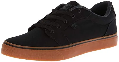 DC Shoes Herren Anvil Sneaker, Black Gum, 45 EU