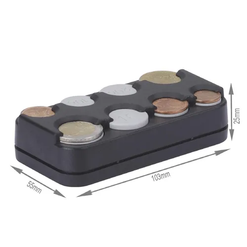 Münzbox Münzsortierer 8-fach von 1ct