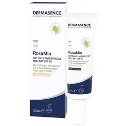 DERMASENCE RosaMin Getönte Tagespflege hell mit LSF 50 von DERMASENCE