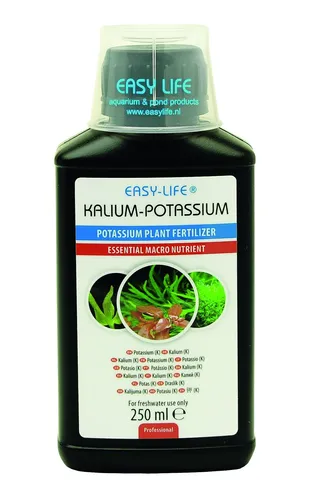Easylife KA1001 Kalium - 250 ml, essentieller Makro-Nährstoff für gesunde Aquarienpflanzen, ideal bei Kaliummangel