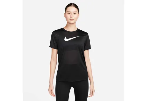 Nike Damen W Nk Df Tee Rlgnd Hbr Top, Schwarz, S EU - Schnelltrockendes Shirt mit weichem Tragegefühl für optimalen Komfort im Alltag.