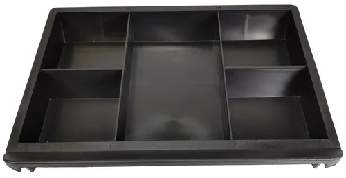 WEDO Geldkassettenersatz Einsatz mit 5 Fächern - Kartenleser, praktischer Einsatz mit 5 Fächern für optimale Organisation, ideal für Büros und Veranstaltungen.