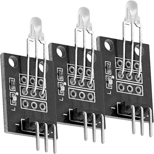 AZDelivery 3 x KY-029 Bi-Color LED Modul 3mm kompatibel mit Arduino inklusive eBook!