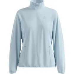 Odlo Essential Light Laufjacke Damen – Hellblau, Größe L - Leichte Laufjacke von ODLO aus recycelten Materialien, ideal für jedes Wetter. Perfekt für sportliche Aktivitäten, auch bei widrigen Bedingungen.