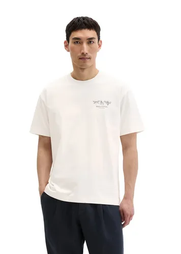 Marc O'Polo T-Shirt loose fit mit Rückenprint - Weiß XXL (54) - Stylisches T-Shirt mit lässigem Rückenprint, aus 100% Baumwolle. Ideal für entspannte Casual-Looks. Maschinenwaschbar und pflegeleicht.