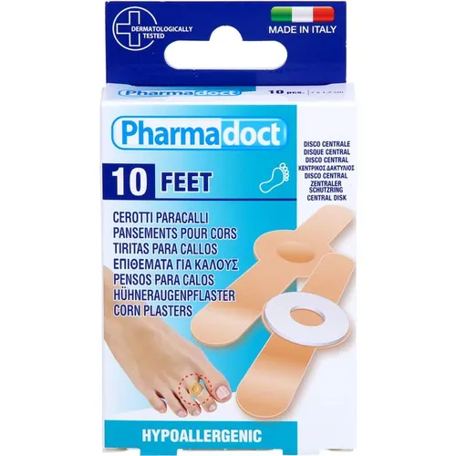 Hühneraugen Ringe Pflaster 10 St - rezeptfreie Lösung von Axisis GmbH für schnelle Linderung und Komfort bei Hühneraugen