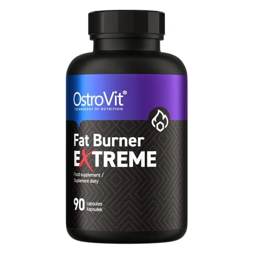 Ostrovit Fat Burner Extreme 1er pack x 90 Kapseln Piperin Fettverbrenner Carnitin Grüner Kaffee Tee Koffein Ginseng Abnehmen
