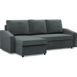 Ecksofa mit Schlaffunktion NEO, Dunkelgrau von Mebligo