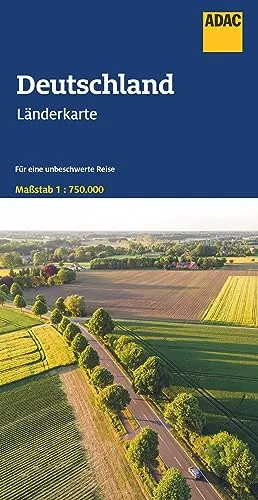 ADAC Länderkarte Deutschland 1:750.000: Straßenkarte und Autokarte