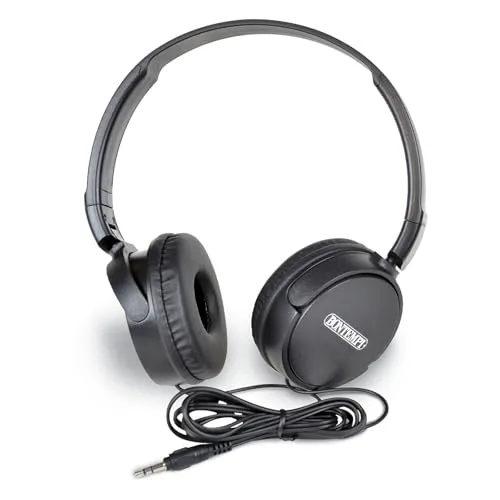 Bontempi | Faltbarer Kabel-Kopfhörer Kompatibel mit 3,5 mm Klinke Geräten, 17x15,5x2,9 cm