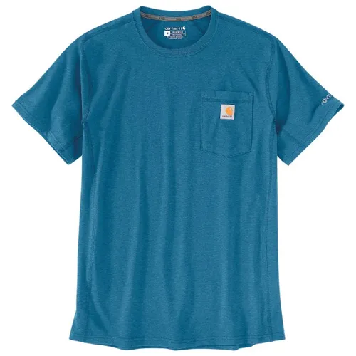 Carhartt Force Pocket S/S T-Shirt XL - Blau - Herren-Shirt aus 59% Baumwolle und 41% Polyester, ideal für den Alltag; langlebig und bequem für jeden Einsatz.