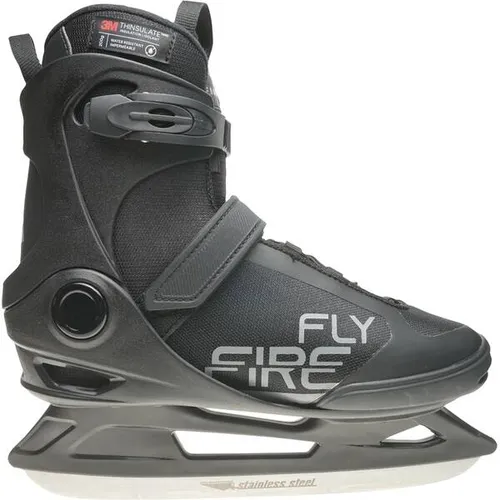 FIREFLY Herren Eishockeyschuhe Phoenix III M - Hochwertige Schlittschuhe für besten Komfort - Schlittschuhe mit wasserabweisendem PVC und 3M Thinsulate Isolierung für warme Füße. Ideal für Eishalle und gefrorene Seen, bietet optimalen Halt und vorgefertigte Kufen aus rostfreiem Stahl.