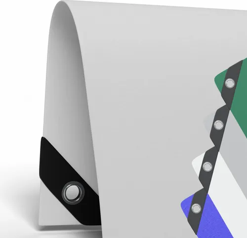 Allzweck-Abdeckplane 3,0x4m - 180g/m² Weiß UV-resistent, wasserfest, PE/PVC, reißfest, für Außen & Innen, mit Alu-Ösen