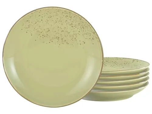 CreaTable Speiseteller NATURE COLLECTION, 6er Set in beige von CreaTable