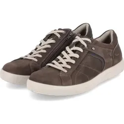 Jomos Halbschuhe Schnürschuh - Braune Herren Halbschuhe aus hochwertigem Rauleder mit Schnürung und Reißverschluss für einfachen Einstieg. Komfortable Dämpfung und rutschhemmende Laufsohle sorgen für Stabilität und Sicherheit im Alltag.