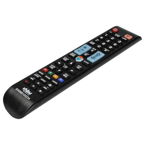 vhbw Fernbedienung kompatibel mit Samsung UE32F5370, UE32F5300, UE32F5305, UE22F5470, UE32F4500, UE32F4570, UE32F5500 - Ersatzfernbedienung