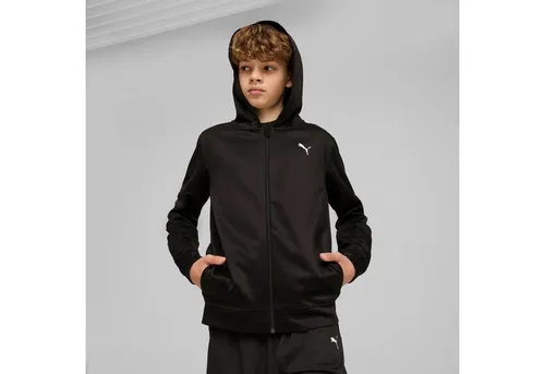 PUMA Kapuzensweatjacke TAD ESS FULL ZIP JACKET B mit Kapuze, für Jugendliche, für sportliche Aktivitäten und Alltag